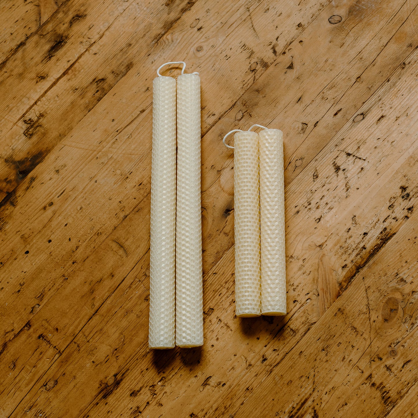 Beeswax Hand Rolled Taper Candles