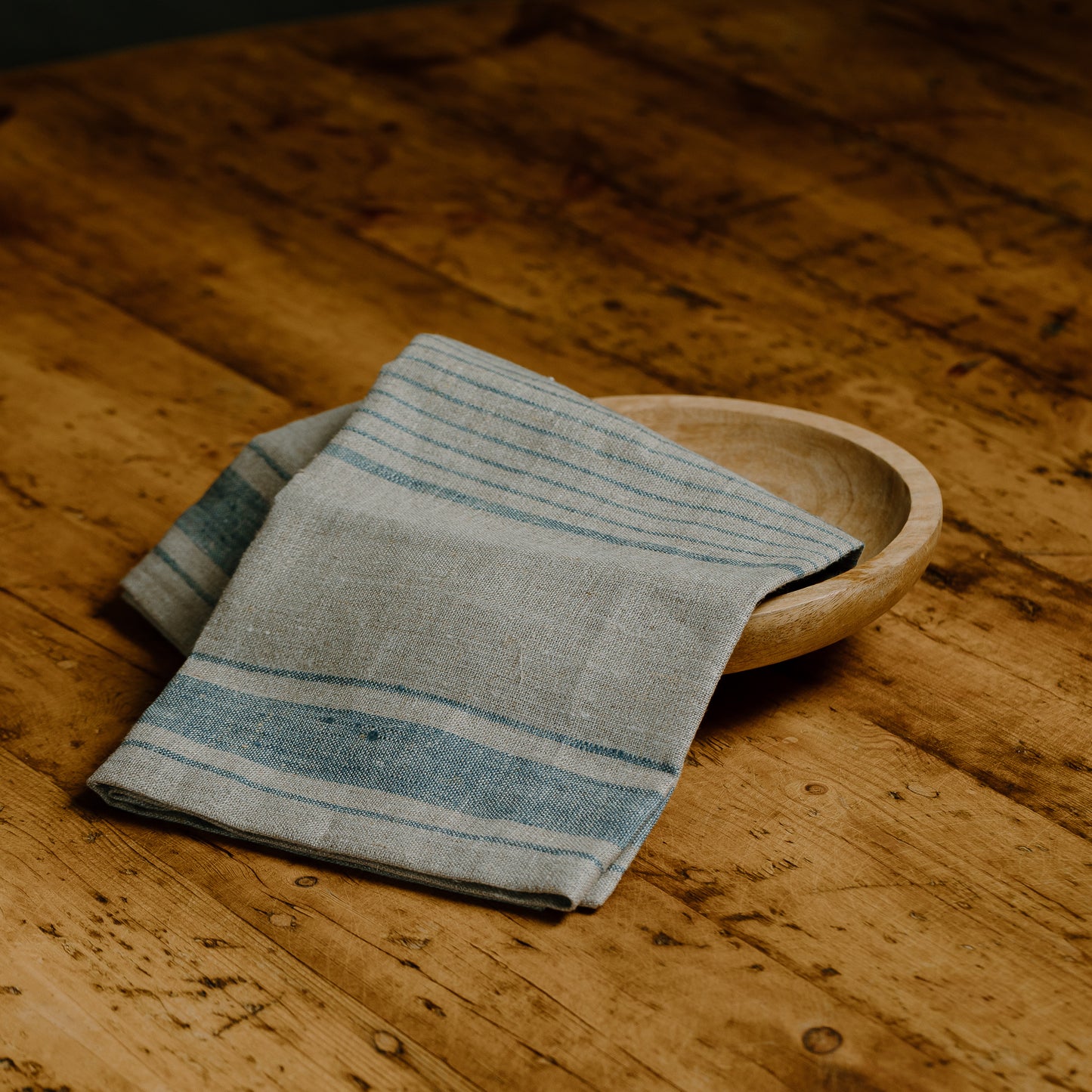 AH Signature Striped Linen Tea Towels