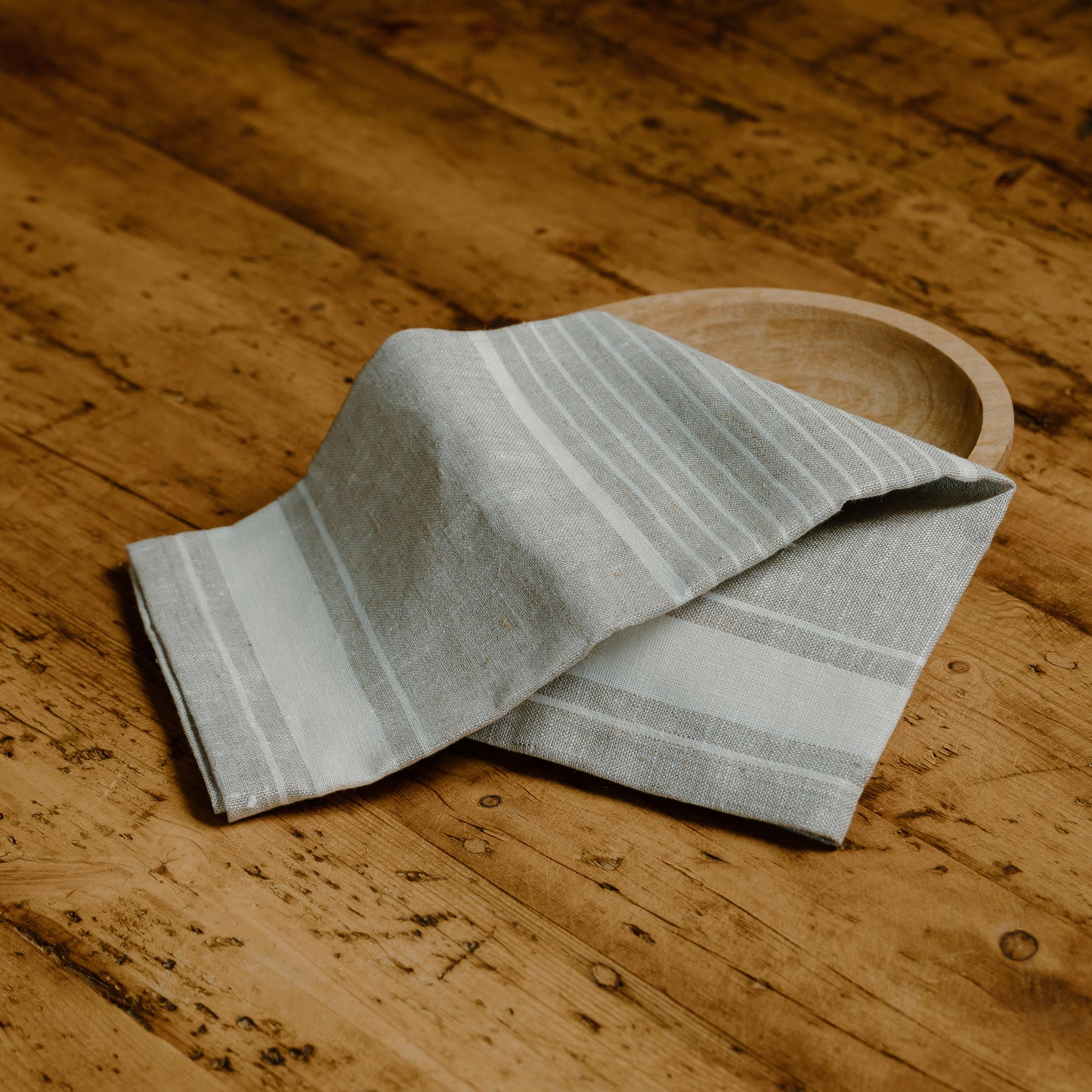 AH Signature Striped Linen Tea Towels